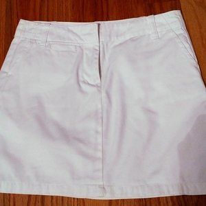 Gap White Cotton Mini-skirt